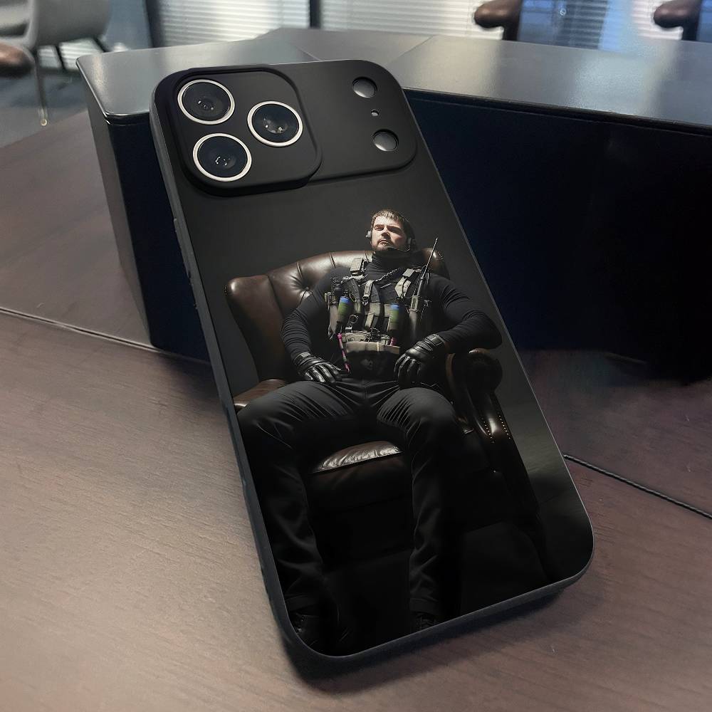 C-Chris R-Redfield Phone Case For iPhone 15,16,17,13,14,11,12,Pro,Max,Plus,E,Air,Mini Protect Shell