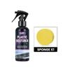 Спрей для глянца кожи автомобиля, Восстанавливает блеск для пластика, резины, винила, Видимый полирующий уход, Эффективное восстановление поверхности