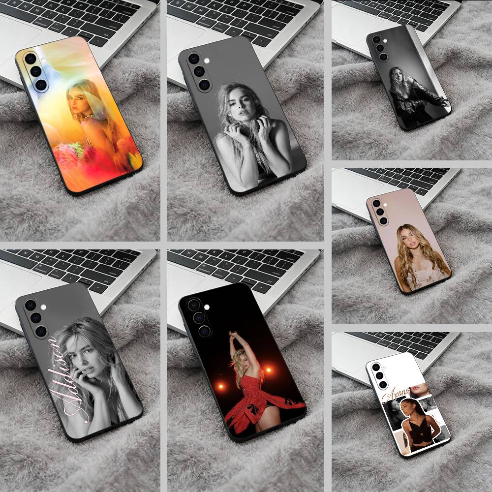Addison- Rae Phone Case For Samsung Galaxy A73,A71 A72,A70,A53,A52,A51,Soft Silicone Black Cover