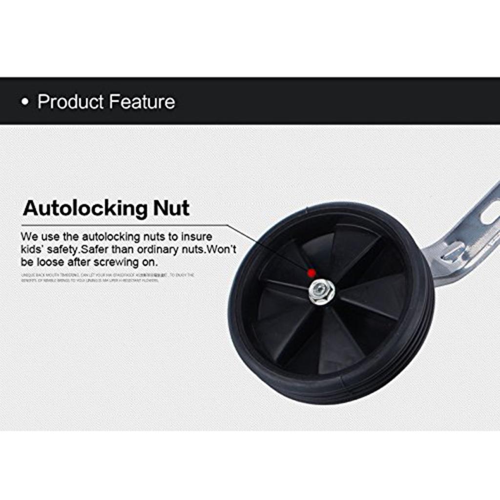 2 шт. регулируемые тренировочные боковые колеса-стабилизаторы для детей 12?20" Велосипедный Баланс(зеленый)