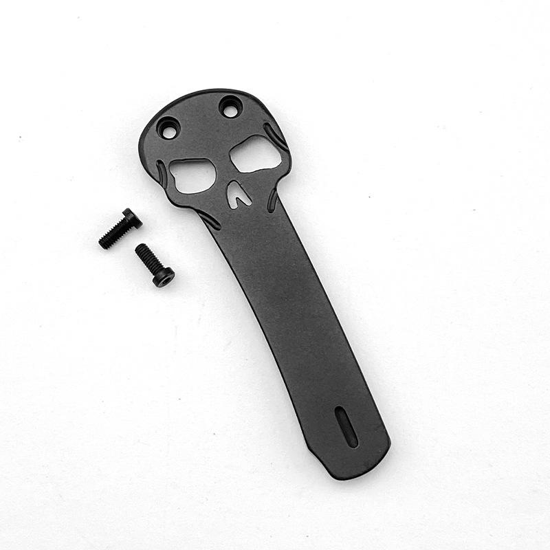 1 шт. Высококачественный титановый сплав карманный нож задняя клипса складные ножи ножны поясные зажимы зажим DIY аксессуары ЧАСТИ