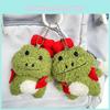 Очаровательный музыкальный плюшевый брелок-лягушка из короткого плюша, подвеска для автомобиля, 9,5 см