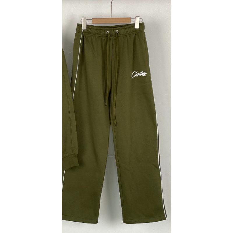 Унисекс Уличная ретро куртка и брюки с принтом дьявола, на воротнике-стойке, на молнии.