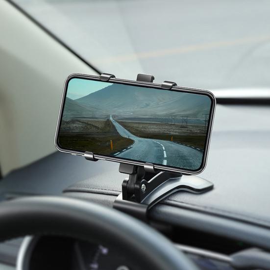 Универсальный держатель для телефона в автомобиль, многофункциональный, регулируемый, с клипсой, подставка, крепление, GPS