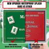 Mahjong Cards 2025 Hands and Rules Guide, Waterproof Card Set, 4Pcs,Mahjong Set Mahjong Hands and Rules,No National Official Rules,Unofficial