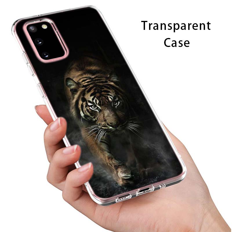Мягкий чехол для телефона с изображением тигра и леопарда для Samsung Galaxy S22 Pro S21 S20 FE Ultra S10 S10E Lite S9 S8 Plus S7 S6 Edge