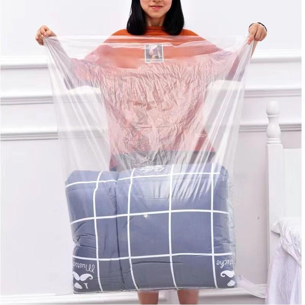 1Pcs Large-capacity Plastic Moving Bag  Luggage Suitcase Comforter Blanket Big Plush Toy