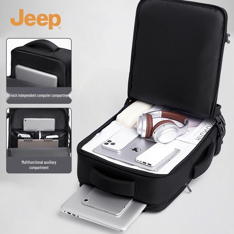Jeep Мужской деловой туристический рюкзак большой вместимости
