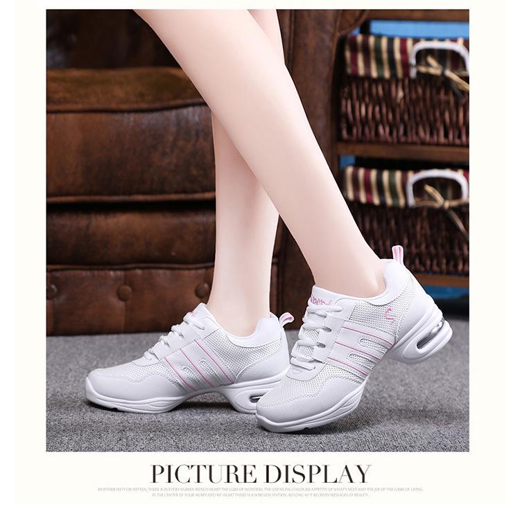 Женские сетчатые джазовые туфли с мягкой подошвой и увеличением высоты - Универсальные для всех сезонов