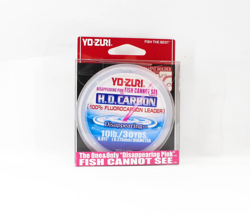 Yo Zuri HD Carbon Fluorocarbon Pink 100% 30 ярдов 10 фунтов R886-DP (1341)
