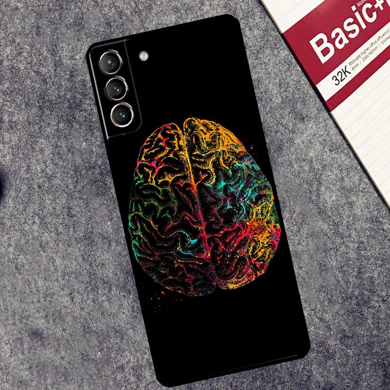 Человеческое Сердце Мозг Легкие Чехол Для Samsung Galaxy S24 S26 Ultra S10 S20 S21 S22 S23 Plus S25 FE S25 Ultra Чехол Coque