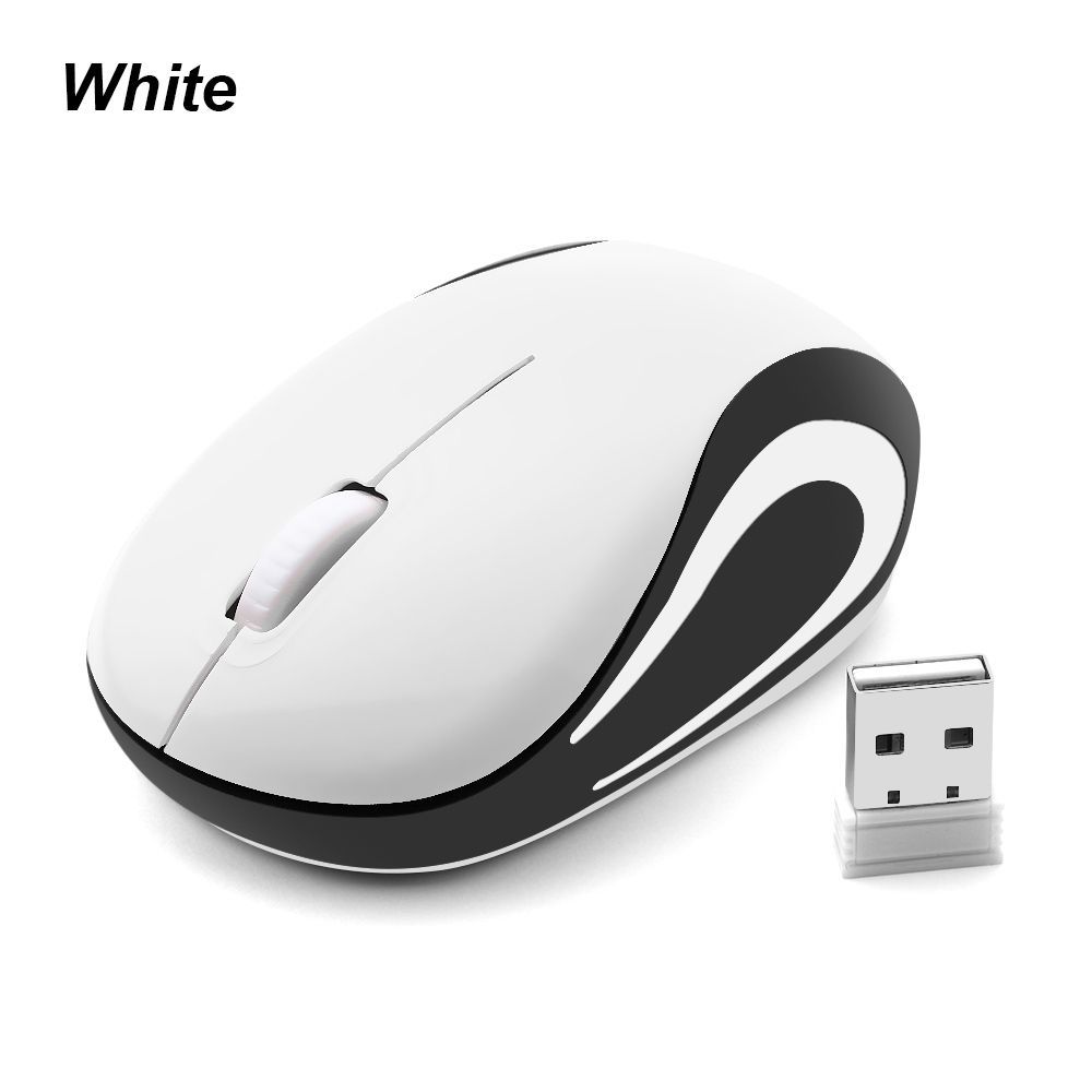Mini Computer Peripherals Cordless Gaming Mice Adjustable DPI Wireless Mouse 2.4GHz