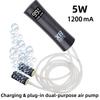 X8 Oxygen Pump USB Rechargeable Fish water pump Portable Aquarium Pump  for Night Fishing