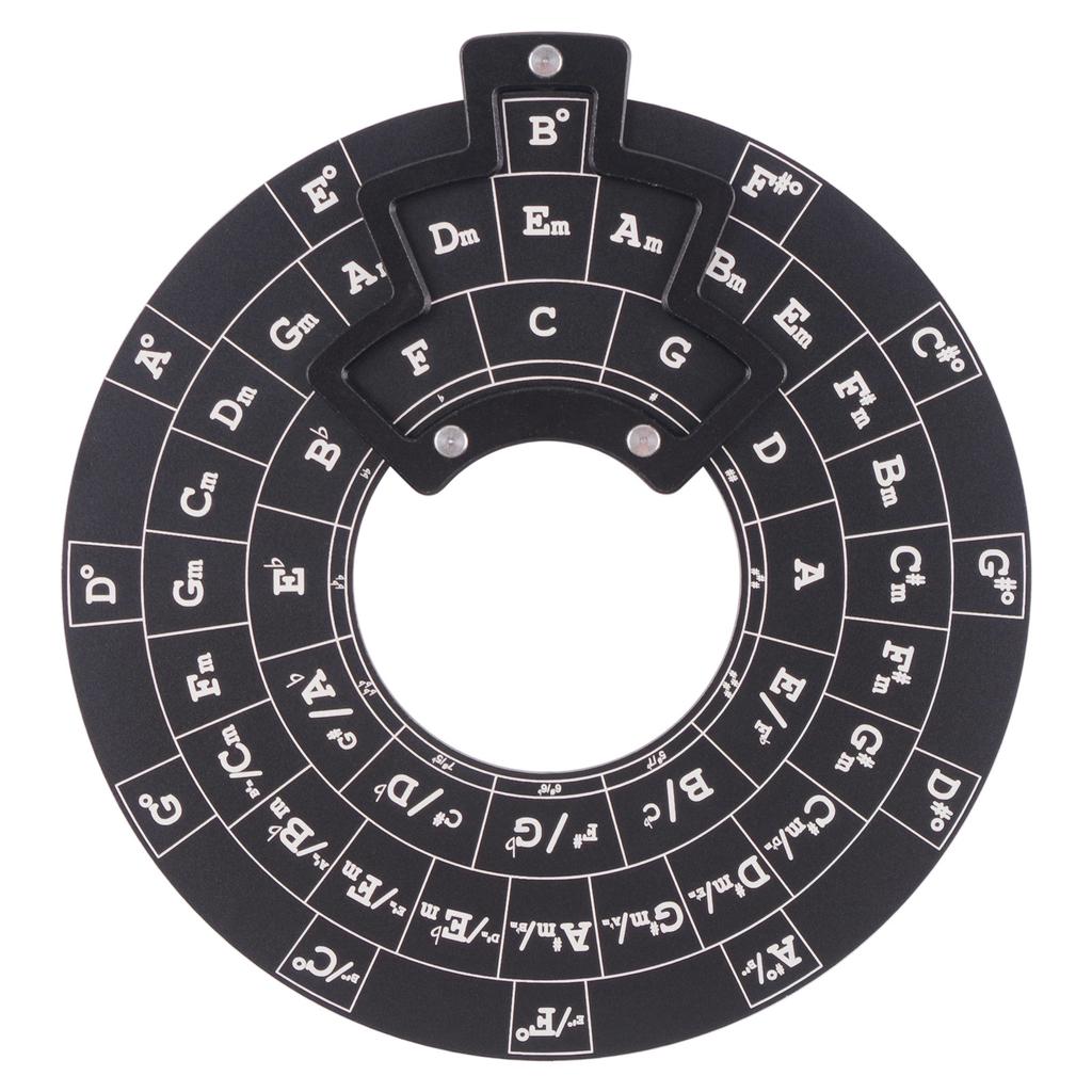 Alloy Melody Tool Circle of Fifths Wheel Music Transpose Tool Chord Wheel Musicians Musical Songwriter Educational Tool