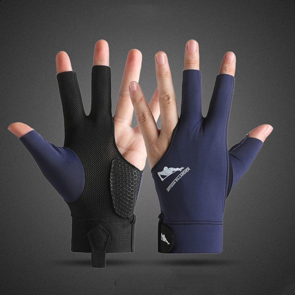 Left Right Hand Snooker Glove Anti-slip Training Glove Durable Billiard Glove  Fitness Accessories