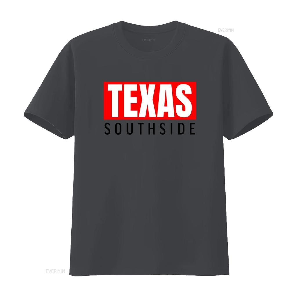 Футболка Texas Southside Стильная и удобная для всех винтажная стирка мужская уличная одежда слегка мягкая эластичная дышащая