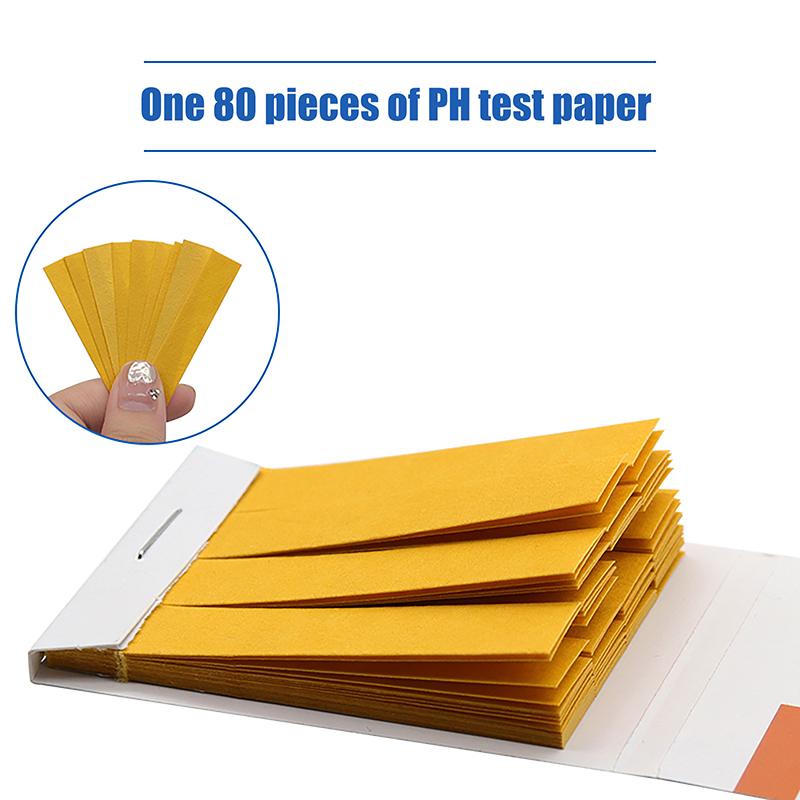 400 шт./5 книг Профессиональная лакмусовая бумага pH 1-14 Тест-полоски pH Вода Косметика Почва Тест-полоски для определения кислотности с контрольной картой