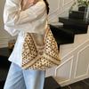 Popular Beach Bags Women's New Summer Woven Bags Seaside Vacation Straw Bags Shoulder Armpit Bags