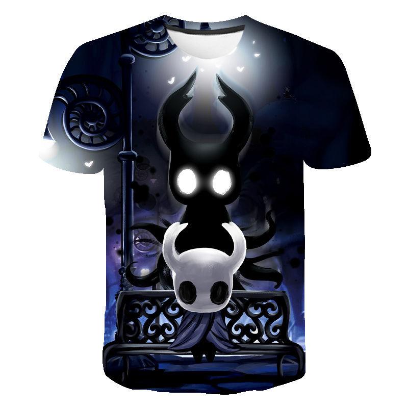 3D Game Hollow Knight Printed T Shirt Kid Fashion Streetwear Short Sleeves Men Hip Hop Tee Shirts Harajuku Clothes T-shirts Tops