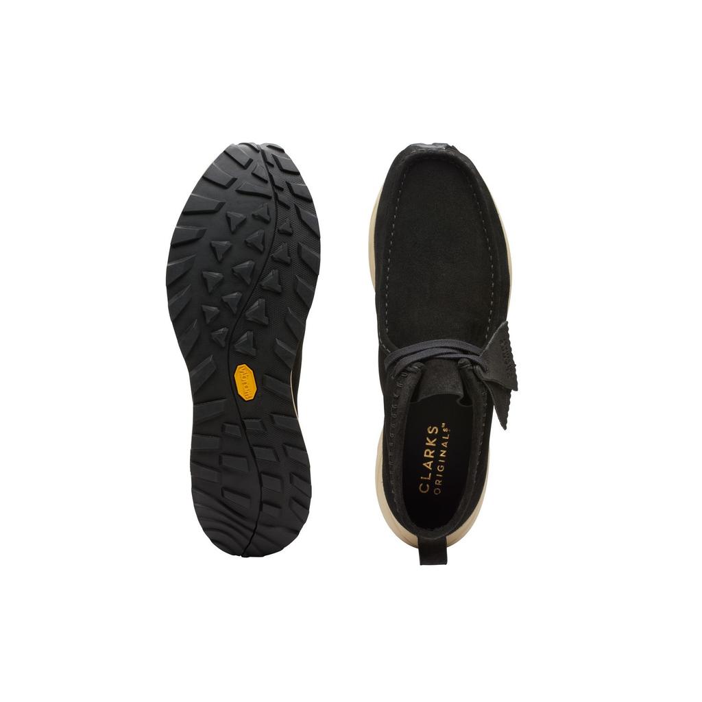 Clarks Двухслойная Коровья Кожа Ретро Модные Удобные Дышащие Повседневные Туфли Мужская Обувь Черные 261733207