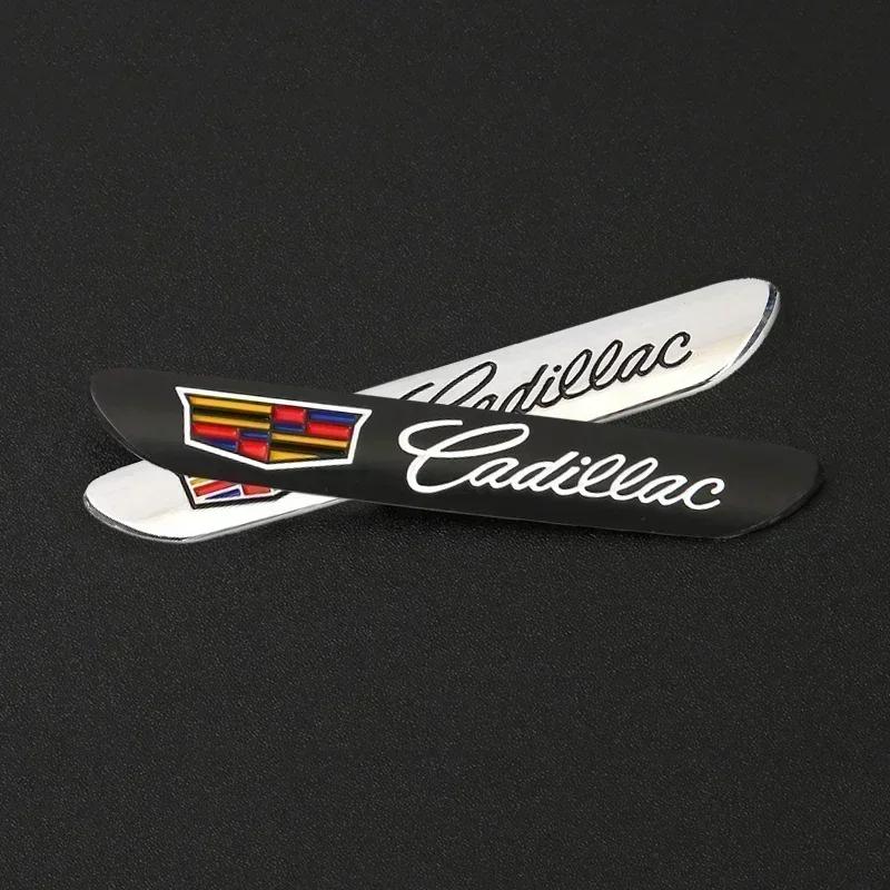 Car Side Fender Stickers Auto Body Emblems for Cadillac ATS CTS DTS STS SLS SLR XLR BLS Seville Escalade Tiburon CT6 ptwrl77