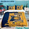 Custom Name 3PCS Pacers Basketball Team  Bedding Set,Including  Duvet Cover And 2pcs Pillowcases Perfect for Bedroom,Dormitory,Fan Christmas gift