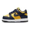 Nike Детские кроссовки Dunk Low TD Michigan 2021 Blue Varsity-Maize Midnight-Navy CW1589-700