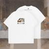 The Last Supper Logo American Pure Cotton Short-sleeved T-shirt with Italian Print, Loose and Casual MMNF