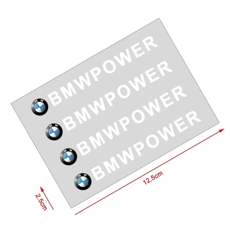 BAAB1 4P/Set Car Door Sticker Scratches Resistant Cover Auto Handle Stickers Emblem For BMW X1 X3 X4 X5 F15 X6 F16 G30 7 Series