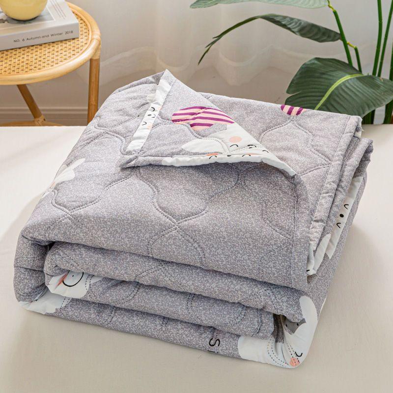 Летнее тонкое стеганое одеяло с мультяшным принтом, детское покрывало, кондиционер, одеяло, одноместное, двуспальное, размер Queen King Size