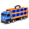 Children'S Deformation Ejection Large Truck Folding Storage Track Racing Sports Transporter Truck Toy Gift