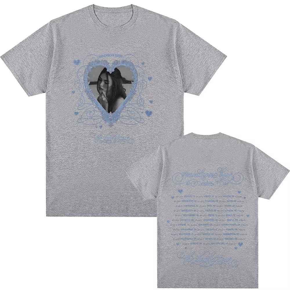 Summer Hot Sale Madison Beer Locket Tour Tee 2026 Fashion Unisex Harajuku High Quality T-Shirt Perfect For Commute & Loungewear