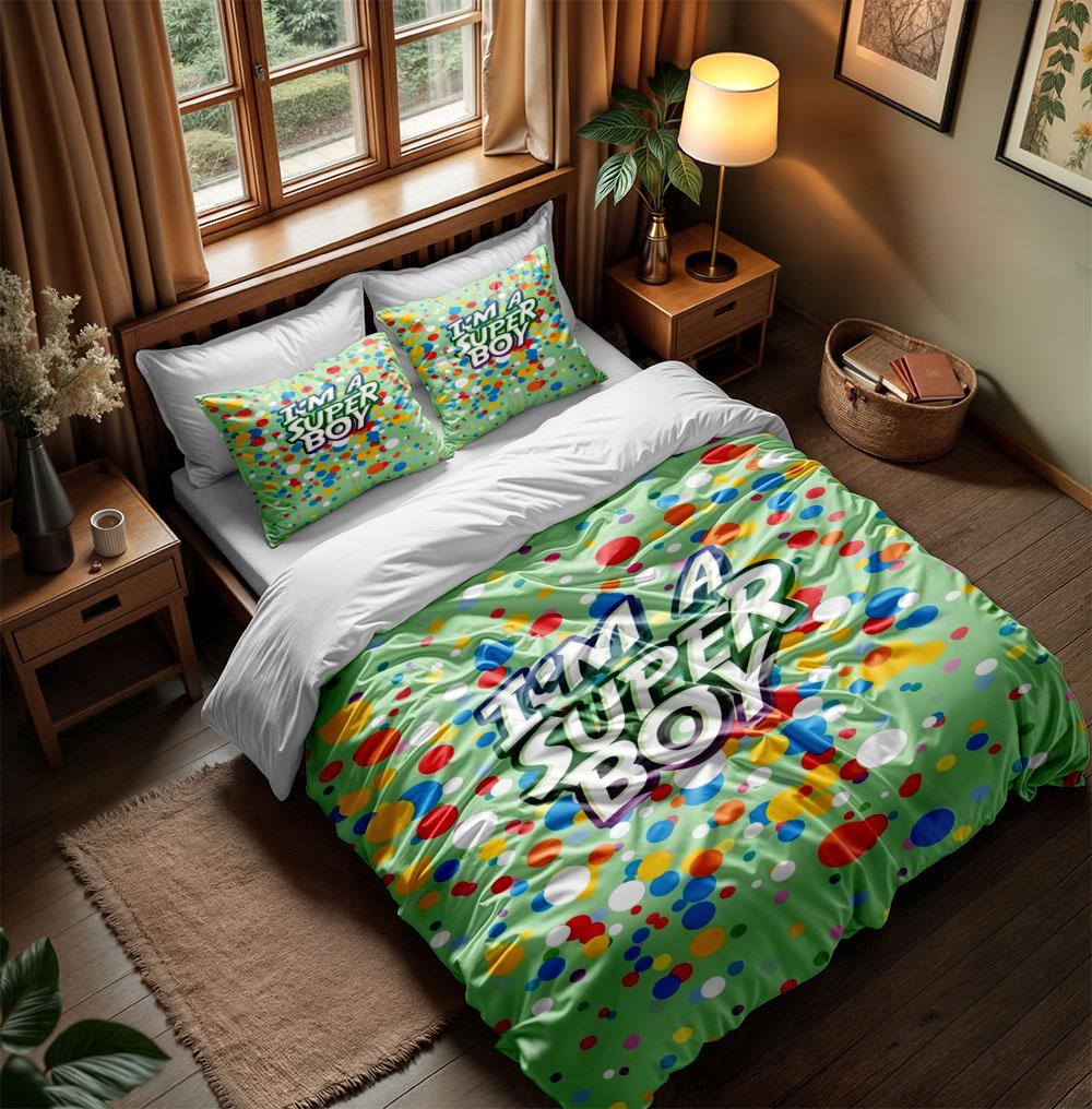 Одеяло и наволочки «Огонь радужных драконов» без простыни, размер кинг, квин, дабл, фулл, твин, одинарный, комплект постельного белья