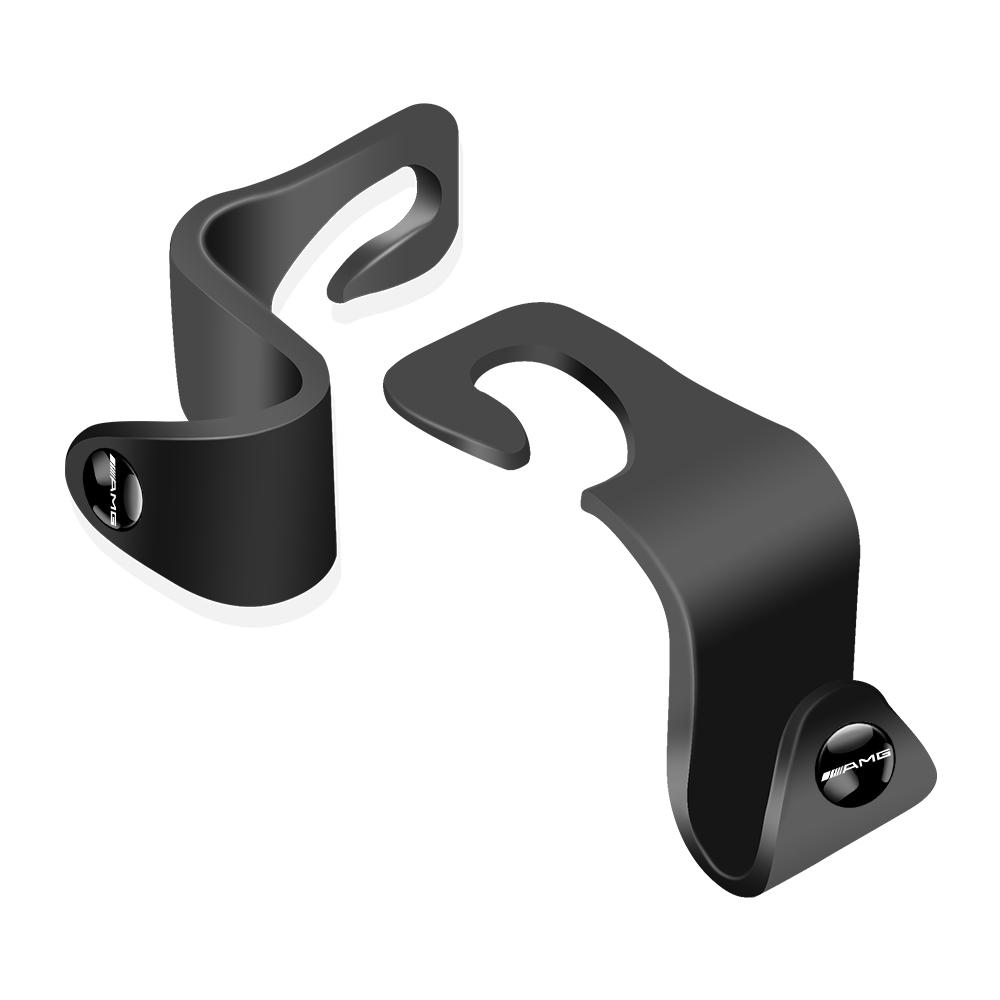 2Pcs Car Hidden Seat Back Hook Multi-function Storage Hook For Mercedes Benz AMG W203 W204 W164 GLC GLE Interior Mouldings ZYSGG FF1