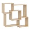Wall Hanging Shelf, Bookcase - Hanna black