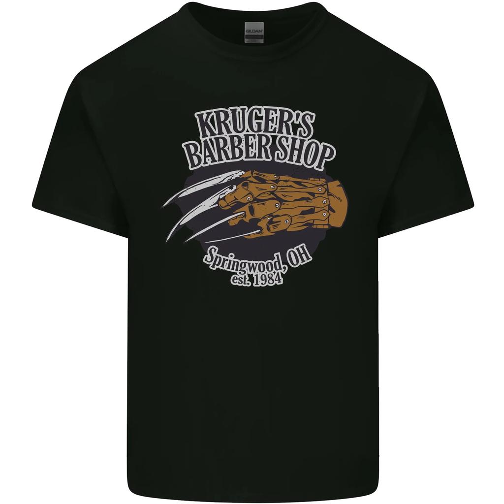 Krugers Barber Shop Funny Halloween Kids T-Shirt Childrens