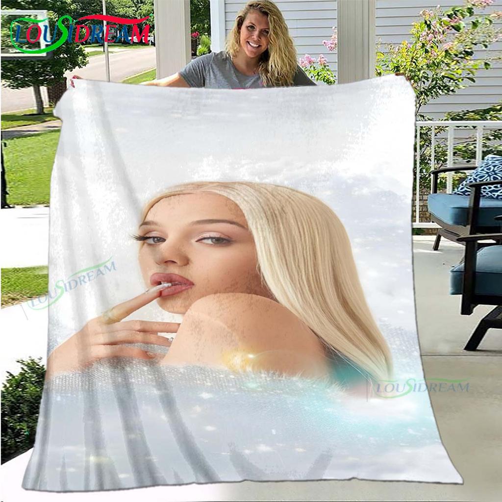 Fashion Spain Female singer B-bad G-Gyal Four Seasons Blanket Sofa Cover Travel Bed Plush Blanket Office Break Blanket Gift