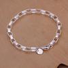 Fashion Color Silver Chain Bracelet Chain Link Women Lady Men Jewelry