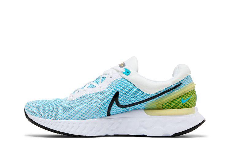 Nike React Miler 3 White Chlorine Vivid Sulfur
