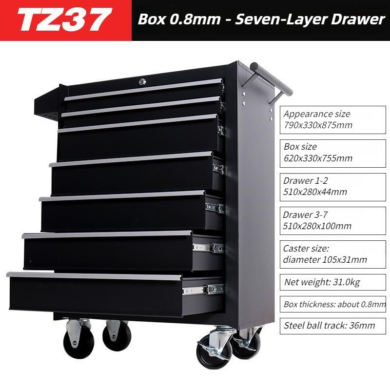 Cart Storage Toolbox Tank Drawer Multi Layer Drawer Heavy Duty Tool Cabinet Car Multi Functional Tool Box Cart Trolley Tool