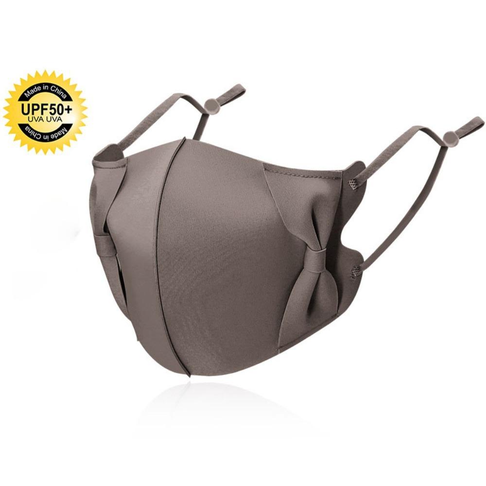 Солнцезащитная маска с защитой от УФ-лучей Дышащая маска для лица для езды Модная маска из ледяного шелка Четыре сезона