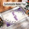 Other Similar Designs Theme Crystal Velvet Rug Personalized Custom Name Text Soft Floor Mat Home Decor