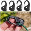 1/2/5pcs Black Cast Hooks 66*34mm Hanging Rope Hook High Quality Outdoor Tool Hooks  Outdoor Tools