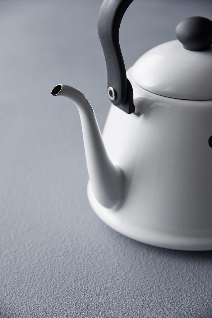 Noda Horo Drip Kettle II Enamel 2L IH Compatible White Made In Japan DK-200W