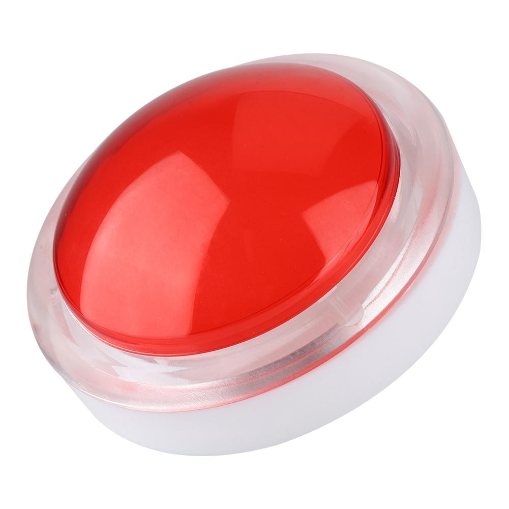 100MM LED Light Lamp Button Big Round Video Game Push Buttons(red)
