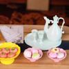 1 Set 1 6 Chinese Ancient Style Peacock Pot Kit Dollhouse Miniature Decor Pottery for Classic Family Scene Setup