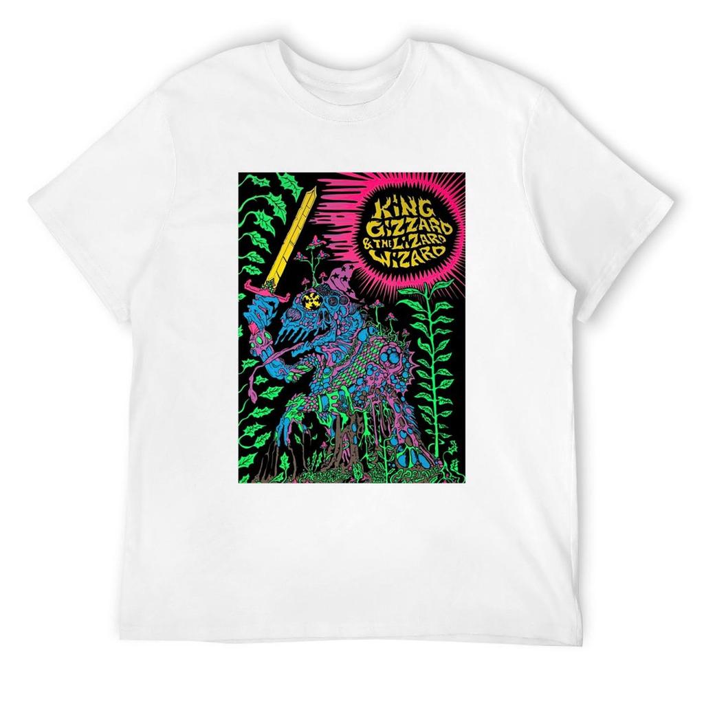 Футболка King Gizzard & the Lizard Wizard Мужская футболка футболка с аниме принтом мужские футболки высшее качество