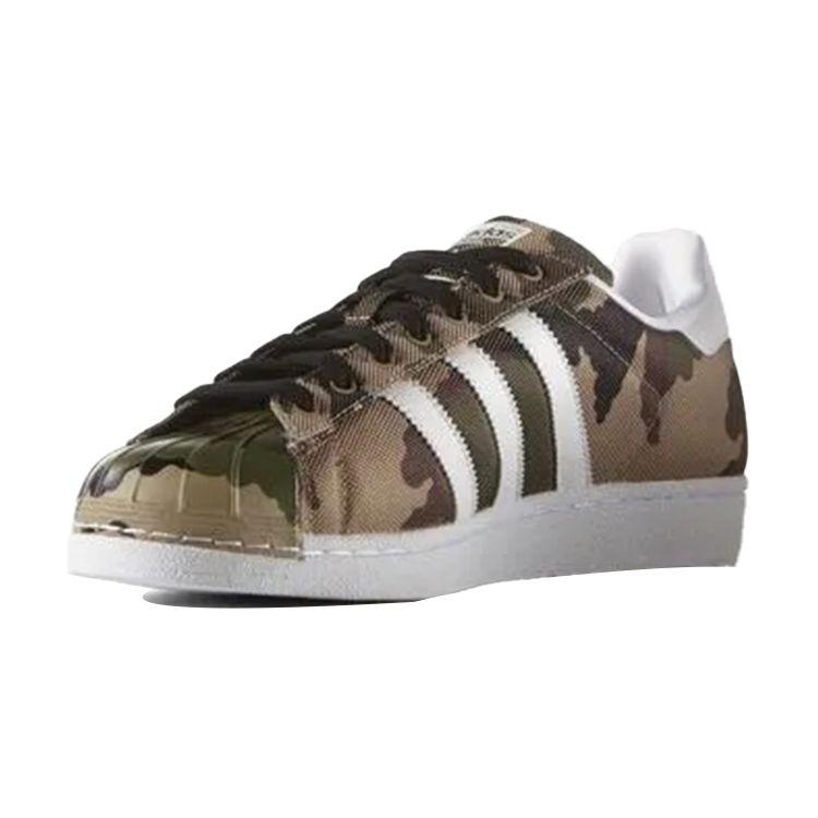 adidas Оригинальные кроссовки Superstar Series Удобные повседневные кроссовки с низким верхом Женские кроссовки Камуфляжно-зеленые S79461