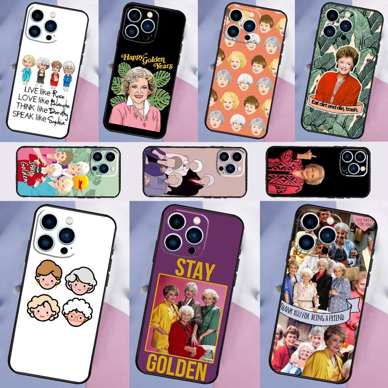 Betty White Golden Case For Realme 13 Pro Plus 12 11 14 15 GT6 GT7 Pro C15 C35 C53 C55 C61 C63 C65 C67 C71 C75