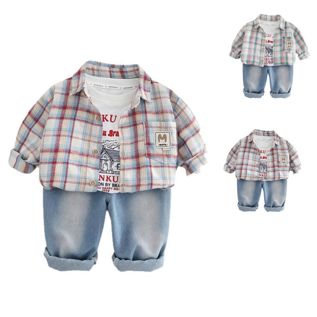 Детский повседневный комплект с длинным рукавом, удобные наряды для повседневной носки